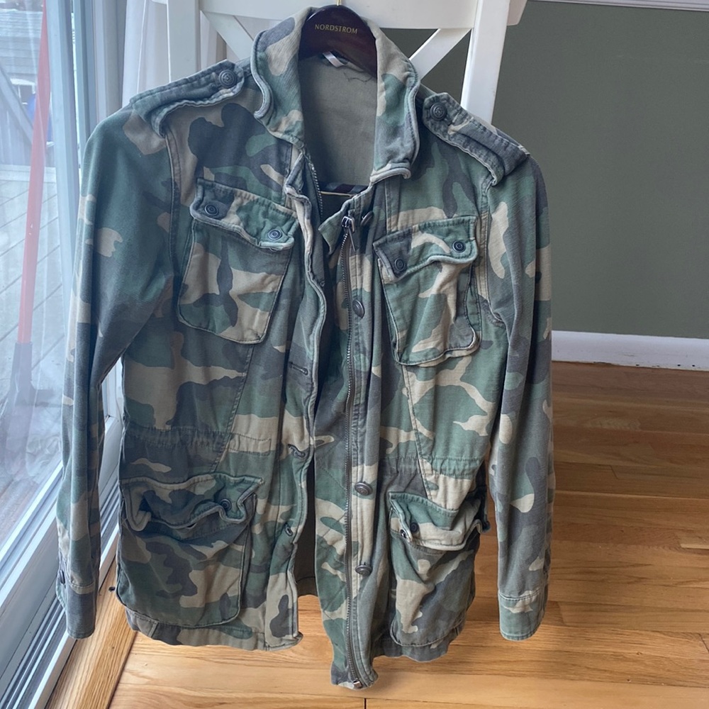 Free People Army Camouflage Military style jacket